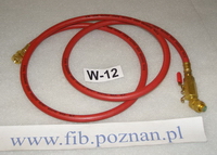 WĄŻ+ZAWÓR 1.5M CZERW.R-134